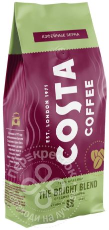 Кофе в зернах Costa Bright blend 200г