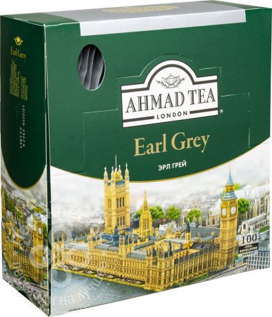 Чай черный Ahmad Tea Earl Grey 100 пак
