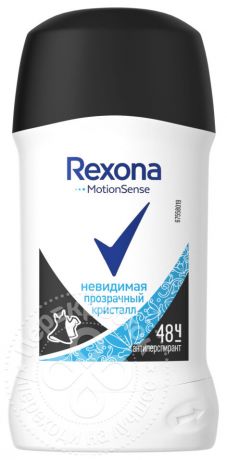 Антиперспирант-карандаш Rexona Невидимая Прозрачный кристалл 40мл