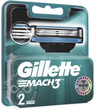 Кассеты для бритья Gillette Mach3 2шт