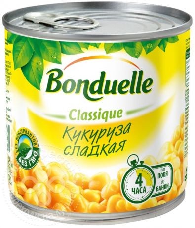 Кукуруза Bonduelle Classique сладкая 340г