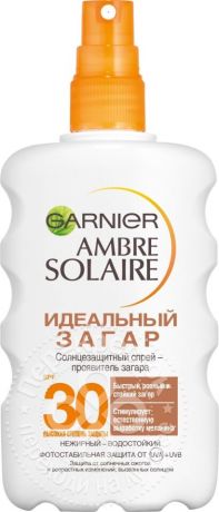 Спрей солнцезащитный Garnier Ambre Solaire Идеальный загар SPF30 200мл