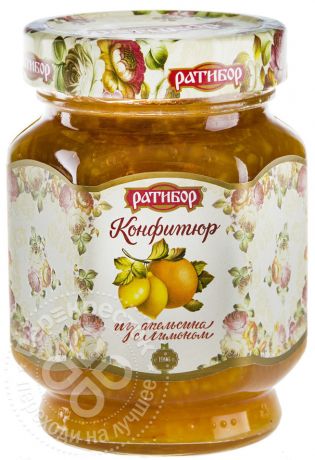 Конфитюр Ратибор из апельсина с лимоном 350г