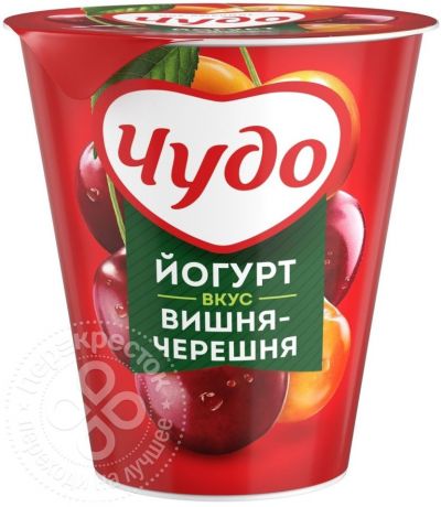 Йогурт Чудо Вишня-черешня 2.5% 290г