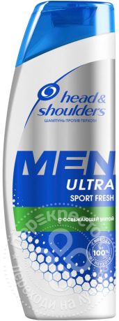 Шампунь для волос Head&Shoulders Men Ultra Sports Fresh 400мл