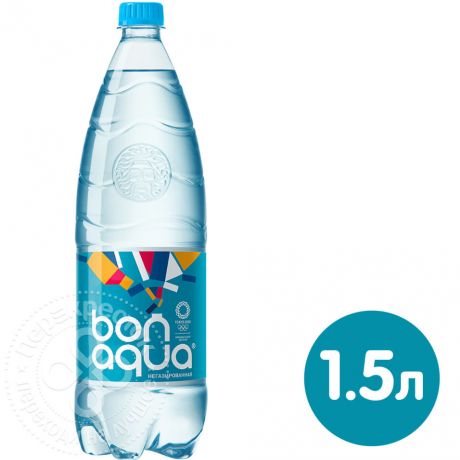 Вода Bonaqua питьевая негазированная 1.5л