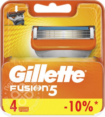 Кассеты для бритья Gillette Fusion 4шт