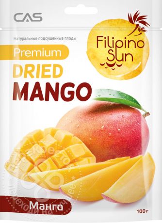Манго Filipino Sun сушеное 100г