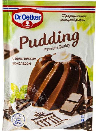 Пудинг Dr.Oetker с бельгийским шоколадом 54г