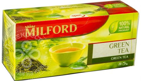 Чай зеленый Milford 20 пак