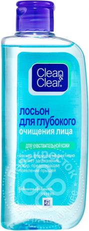 Лосьон для лица Clean&Clear для глубокого очищения чувствительной кожи 200мл