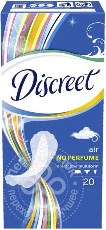 Прокладки Discreet Air Multiform ежедневные 20шт