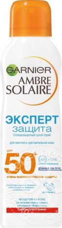 Спрей солнцезащитный Garnier Ambre Solaire Эксперт Защита SPF50+ 200мл