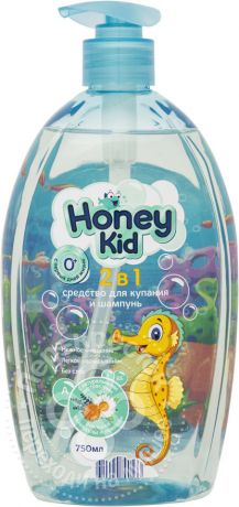 Средство для купания и шампунь Honey Kid 2 в 1 750мл