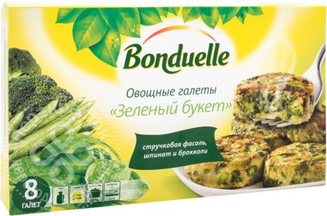 Галеты овощные Bonduelle Зеленый Букет 300г