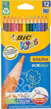 Набор карандашей Bic Kids Evolution 93 12 цветов