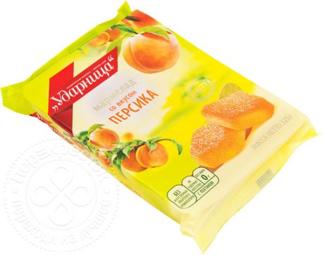 Мармелад Ударница со вкусом персика 325г