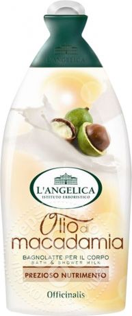 Гель-молочко для ванны и душа Langelica с маслом макадамии 500мл