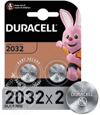 Батарейки Duracell 3V Lithium CR2032 2шт