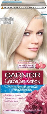 Крем-краска для волос Garnier Color Sensation 910 Пепельно-платиновый Блонд