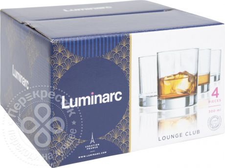 Набор стаканов Luminarc Lounge Club Исландия 4шт*300мл