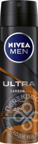 Антиперспирант Nivea Men Ultra Carbon 150мл