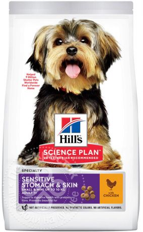 Сухой корм для собак Hills Science Plan для здоровья кожи и шерсти Курица 3кг
