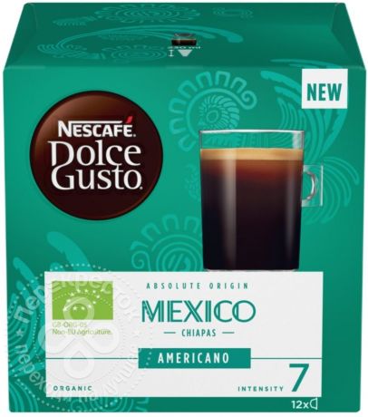 Кофе в капсулах Nescafe Dolce Gusto Americano Mexico 12шт