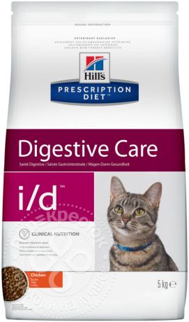 Cухой корм для кошек Hills Prescription Diet при проблемах с ЖКТ с курицей 5кг