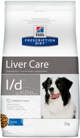 Сухой корм для собак Hills Prescription Diet при заболеваниях печени 12кг