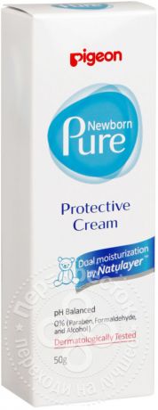 Защитный крем Pigeon Newborn Pure Protective Cream с рождения 50г