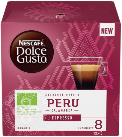 Кофе в капсулах Nescafe Dolce Gusto Espresso Peru 12шт