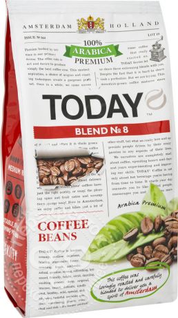 Кофе в зернах Today Blend №8 800г