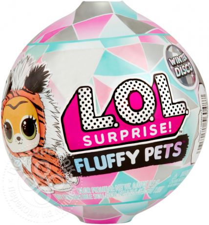 Игрушка LOL Surprise Fluffy Pets Питомец Зимнее диско 559719