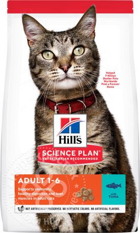 Сухой корм для кошек Hills Science Plan для профилактики МКБ Тунец 10кг