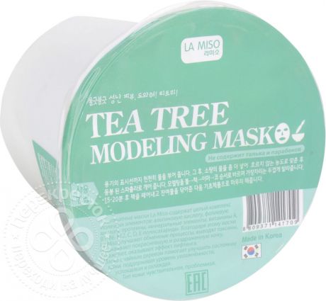 Маска для лица La Miso моделирующая альгинатная с чайным деревом 28г