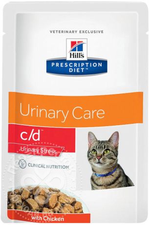 Корм для кошек Hills Prescription Diet Urinary Stress при лечении и профилактики МКБ с курицей 85г