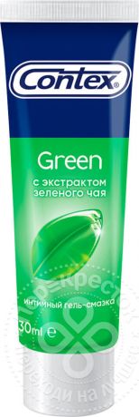 Гель-смазка Contex Green с экстрактом зеленого чая 30мл