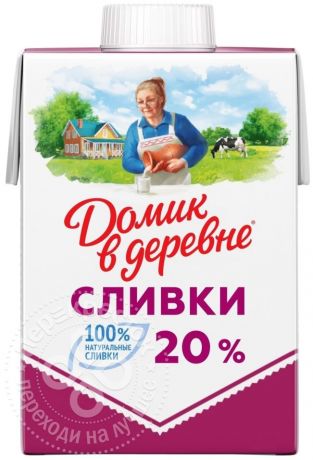 Сливки Домик в деревне 20% 198мл