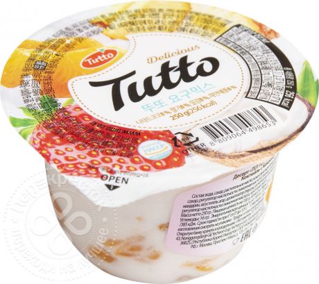 Десерт фруктовый Tutto в кокосовом молоке 250г
