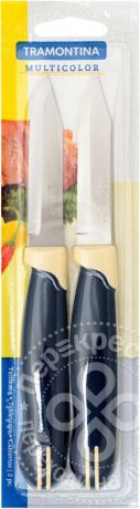 Набор ножей Tramontina Multicolor для овощей 7.5см 2 предмета