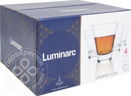 Набор стаканов Luminarc Lounge Club низкие 4шт*300мл