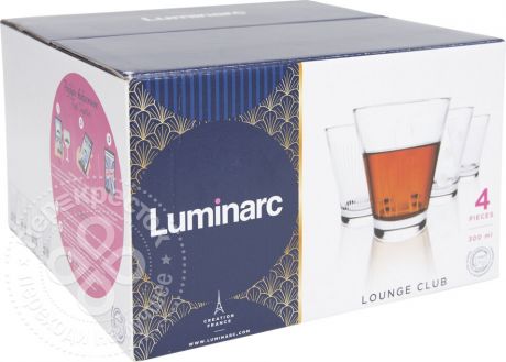 Набор стаканов Luminarc Lounge Club 4шт*300мл