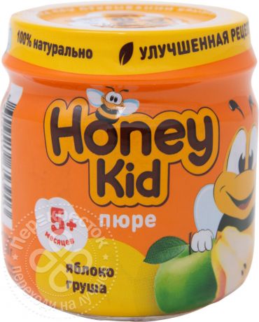 Пюре Honey Kid Яблоко Груша 80г