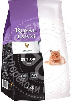 Сухой корм для кошек Royal Farm Senior Курица 2кг