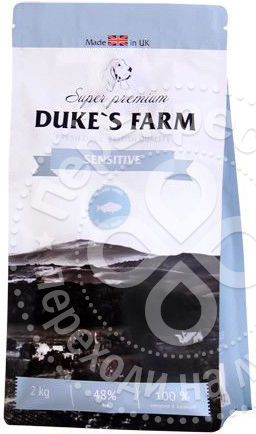 Сухой корм для собак Dukes Farm Sensitive Лосось 2кг