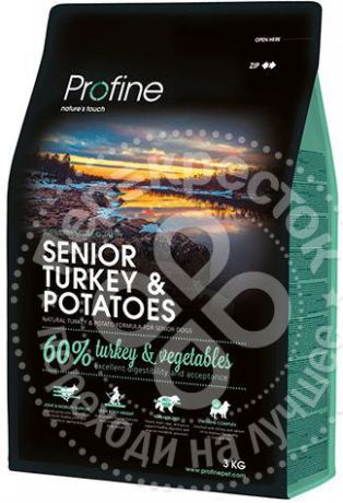 Сухой корм для собак Profine Senior Индейка 3кг