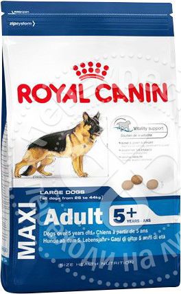 Сухой корм для собак Royal Canin Adult Maxi 5+ Птица 15кг