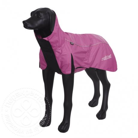 Дождевик для собак Rukka Wave raincoat розовый 45см