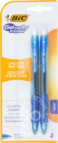 Ручка гелевая Bic Gel-Ocity Original синяя 2шт